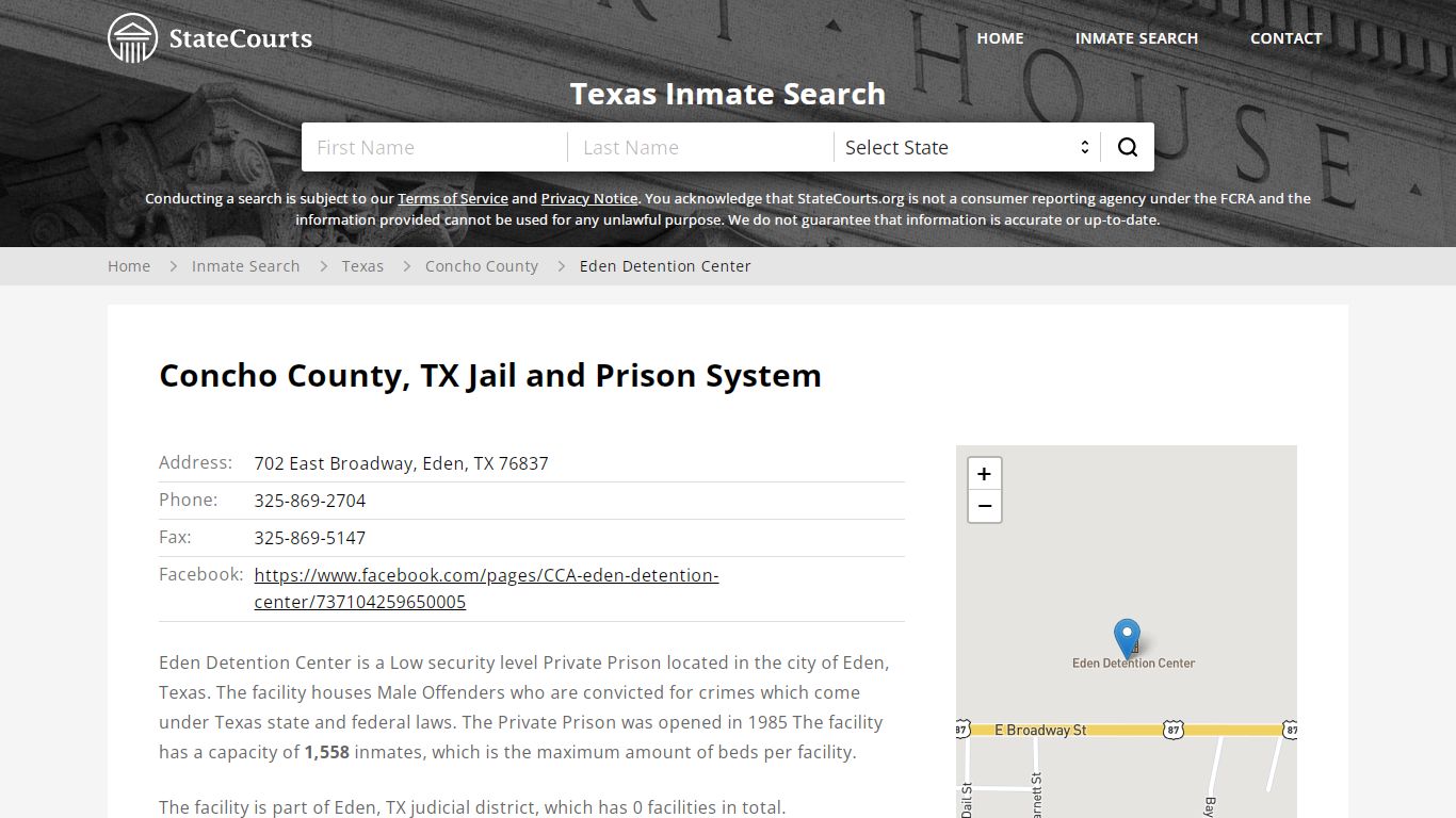 Eden Detention Center Inmate Records Search, Texas ...